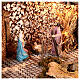 Cabaña Natividad luz para belén 10 cm 50x25x35 cm s2