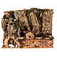 Mulino ad acqua pompa per presepe 10 cm 35x20x25cm s1
