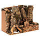 Mulino ad acqua pompa per presepe 10 cm 35x20x25cm s4