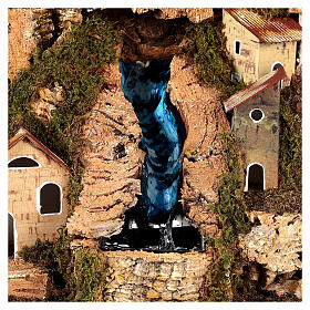 Nativity scene village stream pump for 10 cm 25x20x20 cm
