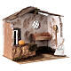 Baker's shop, cork and wood, for Nativity Scene of 10 cm, 18x20x15 cm s3