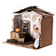 Bottega del panettiere sughero per presepe 10 cm 18x20x15 cm s2
