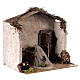 Fish shop, cork and wood, for Nativity Scene of 10 cm, 18x20x15 cm s3