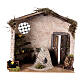 Fishmonger's shop in cork 18x20x15 cm for 10 cm nativity scene s1