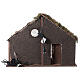 Brick stable with lights and fountain, Nativity set with 16 cm characters, 45x60x35 cm s5