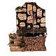 Fountain with pump 15x15x10 cork bricks steps for 10 cm nativity scene s1
