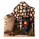 Chestnut vendor's setting with stove and chestnut bag, flame effect light, for Nativity Scene of 12-14 cm, 15x15x10 cm s1