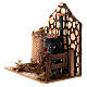 Chestnut vendor's setting with stove and chestnut bag, flame effect light, for Nativity Scene of 12-14 cm, 15x15x10 cm s2