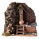 Cork washouse with jug and water pump for Nativity Scene of 10-12 cm 15x20x15 cm s1