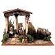 Presepe con tempio in rovina e Natività Moranduzzo 10 cm s1