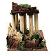 Belén con templo y estatuas 6,5 cm Moranduzzo 40x20x25 cm s6