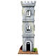 19th century style castle tower 10x10x25 for 6 cm nativity scene s2