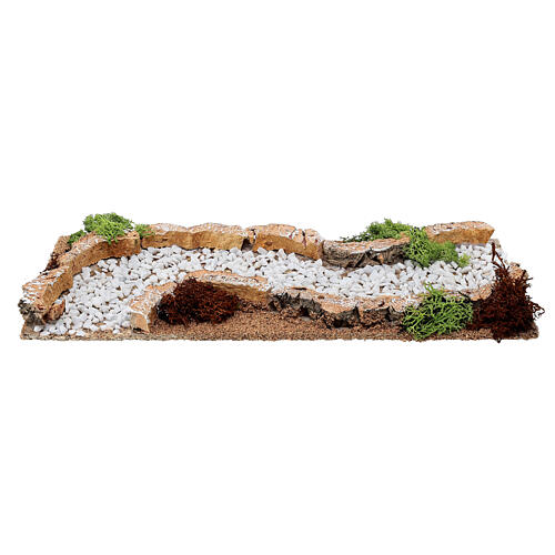 Odcinek drogi gruntowej: zakręt, szopka 12 cm 1