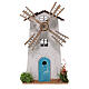Countryside windmill in 800 year style with motor for 6 cm Nativity. s1