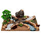 River figurine with rocky road 25x20 cm s1