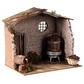 Tavern 20x15x20 cm Nativity setting for 8 cm characters