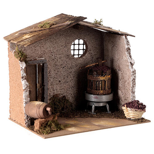 Tavern 20x15x20 cm Nativity setting for 8 cm characters 2