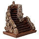 Stairs on a rock, resin, for Nativity Scene with 6 cm characters s3