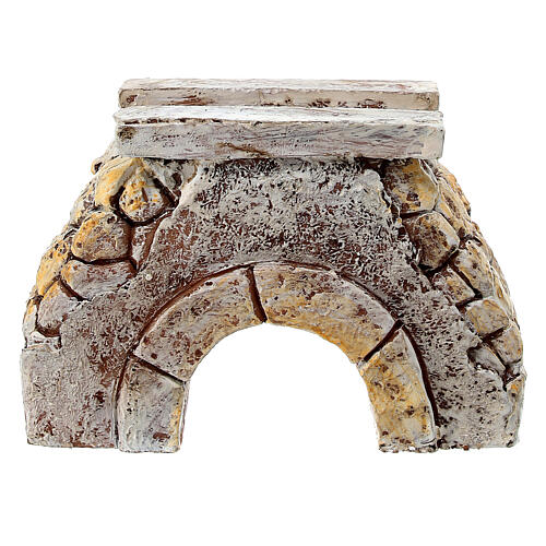 Miniature bridge for nativity scene 4-6 cm resin 1