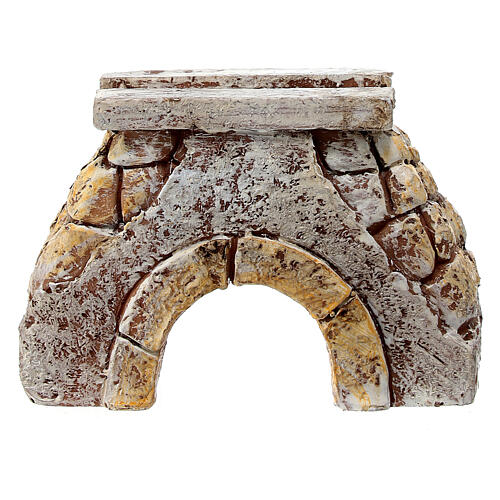 Miniature bridge for nativity scene 4-6 cm resin 4