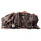 Borgo presepe 8-10 cm cascata e mulino a vento 60x30x30 cm s6