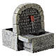 Fontana ad arco con pompa 10x10x10 cm presepe 10-12 cm s3
