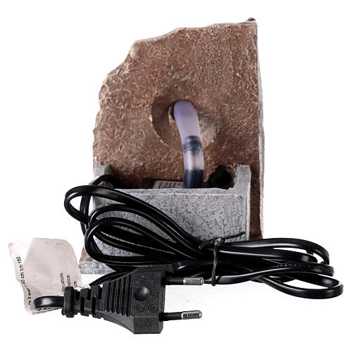 Fontanna z dzbankiem, do szopki 12 cm, żywica, 10x15x10cm 4