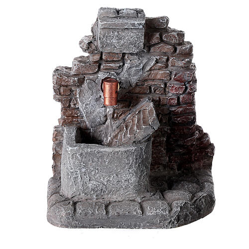 Washbasin with water pump 10x10x10 cm for Nativity Scene with 10 cm characters 1