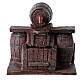 Fontana presepe 12 cm con botti resina 15x15x15 cm s1