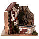Fontana in sughero presepe 10-12 cm con pompa 20x15x15 cm s1