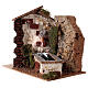 Fontana in sughero presepe 10-12 cm con pompa 20x15x15 cm s2