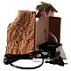 Fontana in sughero presepe 10-12 cm con pompa 20x15x15 cm s4