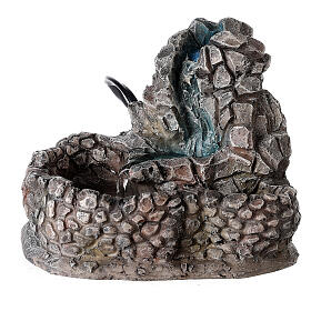 Wodospad z pompą, do szopki 12 cm, 15x10x10 cm