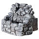Fountain with rock effect pump 15x15x10 cm for 10-12 cm nativity scene s2