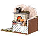 Oven with flame effect light 20x15x15 cm for Nativity Scene with 8-10 cm characters s3