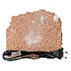 Forno lampada effetto fiamma 20x15x15 cm presepe 8-10 cm. s4