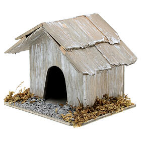 Dog kennel 10x7x10 cm for Nativity Scene with 12-14 cm characters