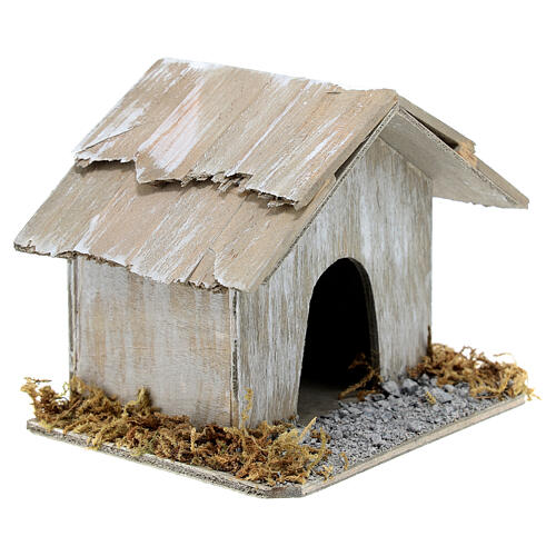 Dog kennel 10x7x10 cm for Nativity Scene with 12-14 cm characters 3