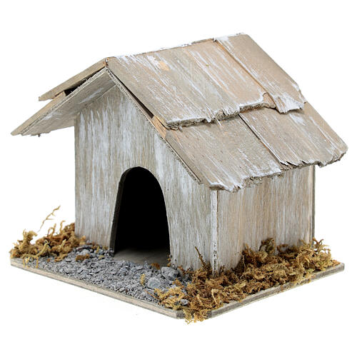 Dog house figurine 10x7x10 cm for 12-14 cm nativity 2