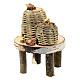 Stół z ulami pszczelimi, 5x5x5 cm, do szopki 10-12 cm s2