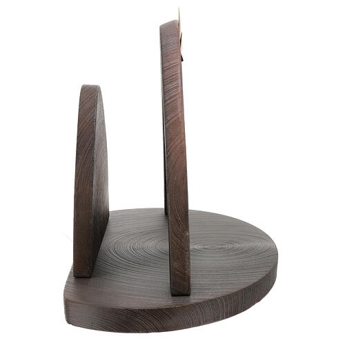 Capanna componibile presepe 30 cm 50x55x40 resina metallo 4