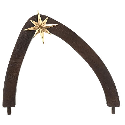 Capanna componibile presepe 30 cm 50x55x40 resina metallo 6