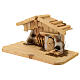 Stable 10 cm Nordic style wood resin 15x30x15 cm s3