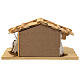 Stable 10 cm Nordic style wood resin 15x30x15 cm s8