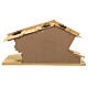 Wood stable Aschau in Nordic style for Nativity Scene with 12 cm characters 20x40x20 cm s9
