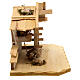 Stalla stile nordico Aschau legno 20X40X20 cm presepe 12 cm s7