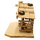 Stalla stile nordico Aschau legno 20X40X20 cm presepe 12 cm s8
