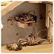 Nordic style stable Aschau wood 20X40X20 cm, 12 cm nativity scene s6