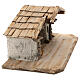 Konigsee wood stable, nordic style, for Nativity Scene with 12 cm characters, 25x60x30 cm s7