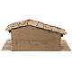 Stalla Konigsee stile nordico presepe 12 cm legno 25x60x30 s9